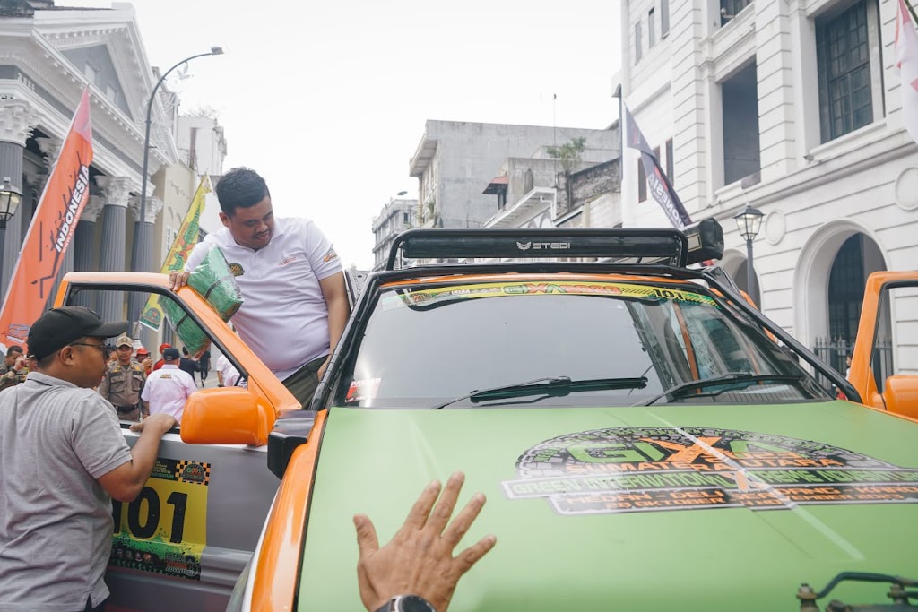 Diikuti Ratusan Offroader, Bobby Nasution Lepas Peserta dan Ikut Jajal Jalur GIXA 2023