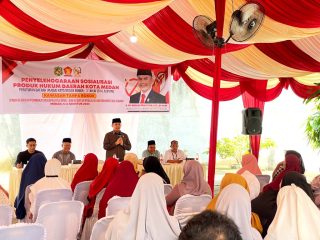 R. Muhammad Khalil Prasetyo, Laksanakan Sosperda Kota Medan Nomor 3 tahun 2014 tentang Kawasan Tanpa Rokok (KTR).