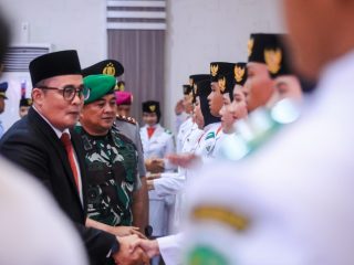 Dikukuhkan Bobby Nasution, Ini Nama dan Asal Sekolah 42 Anggota Paskibraka Kota Medan