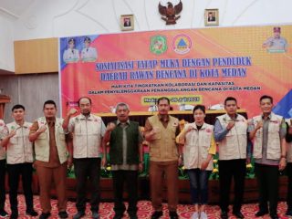 Tingkatkan Keterampilan dalam Menghadapi Bencana, BPBD Kota Medan Gelar Sosialisasi Tatap Muka Dengan Penduduk Rawan Bencana